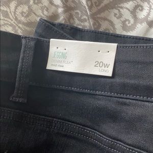 Jeggings denim flex mid rise
